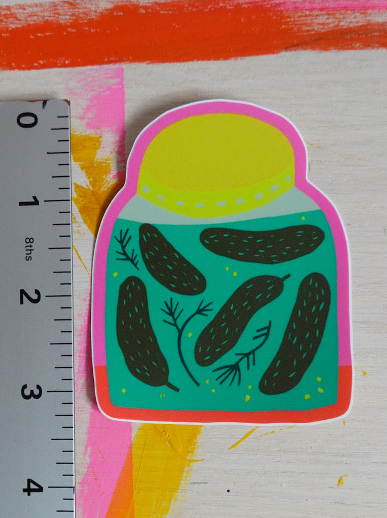 Pickle Jar Sticker