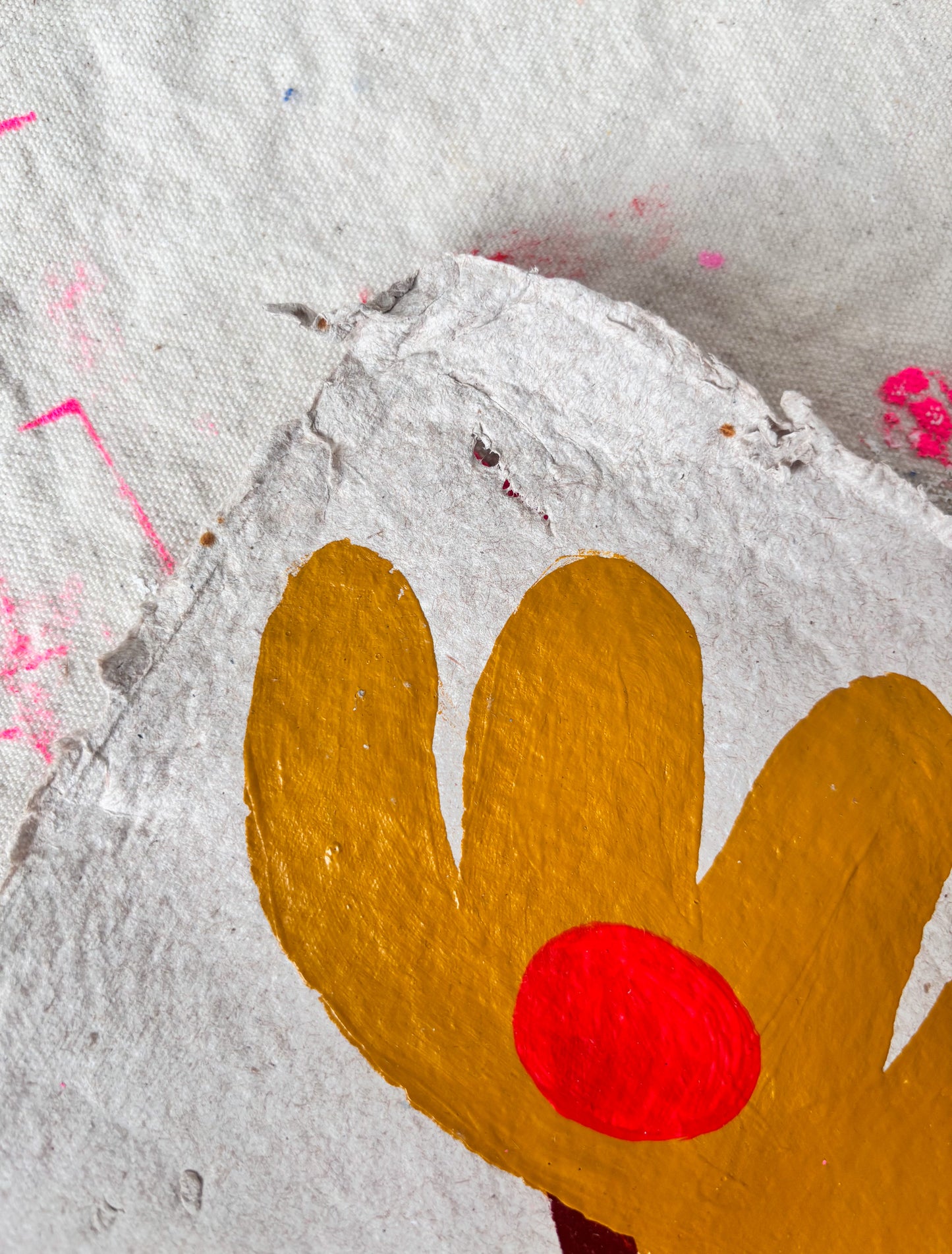 Study on Homemade Paper: Vase
