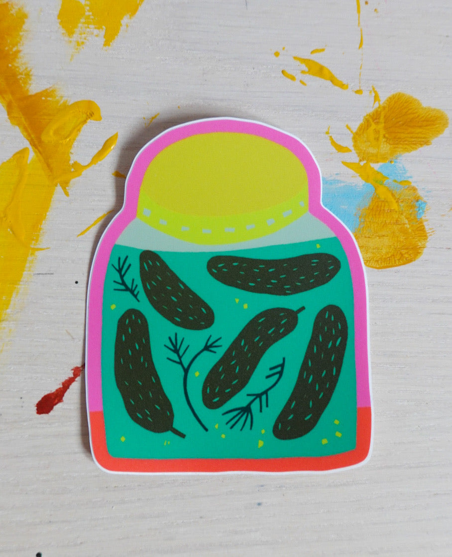 Pickle Jar Sticker