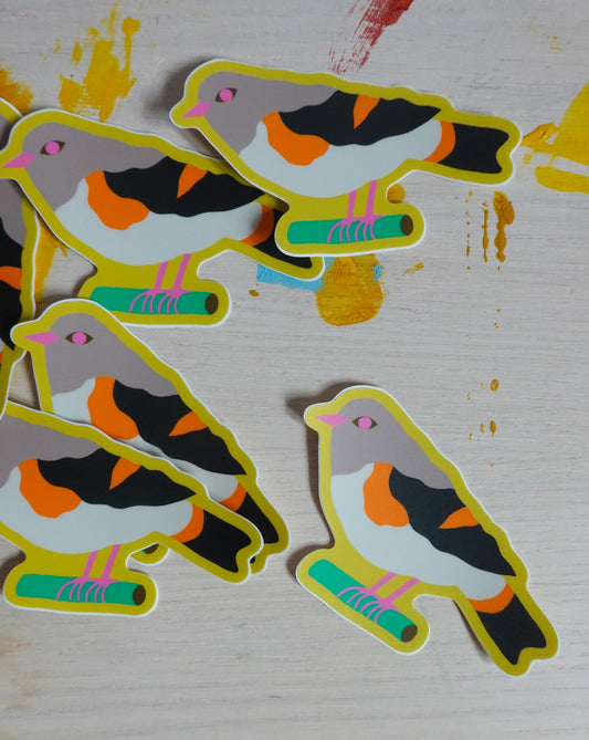 Female Redstart Sticker