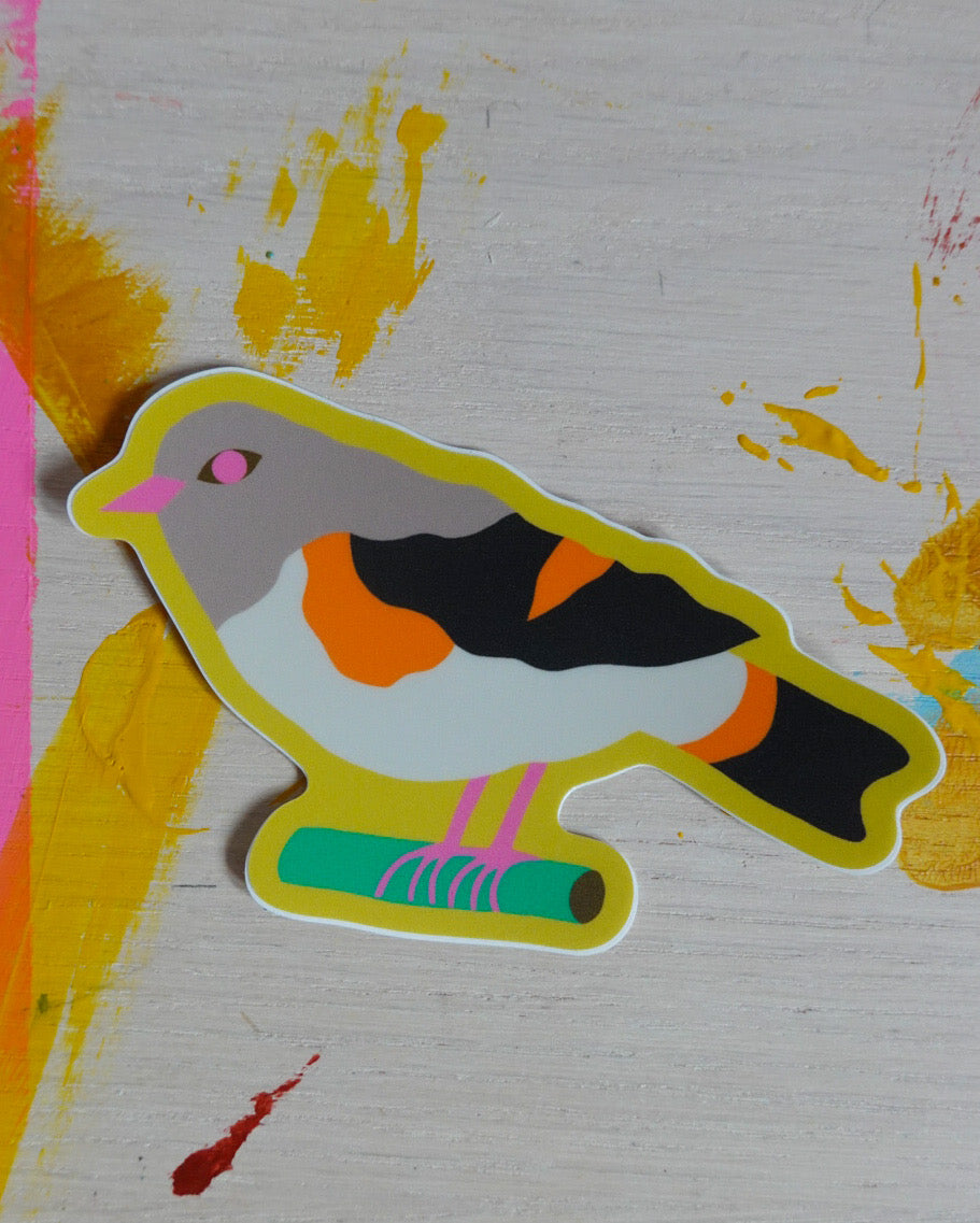 Female Redstart Sticker