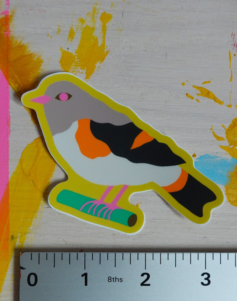 Female Redstart Sticker