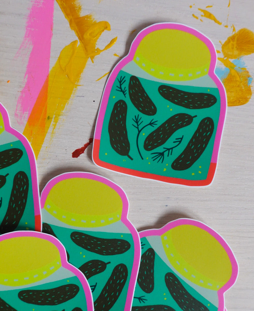 Pickle Jar Sticker