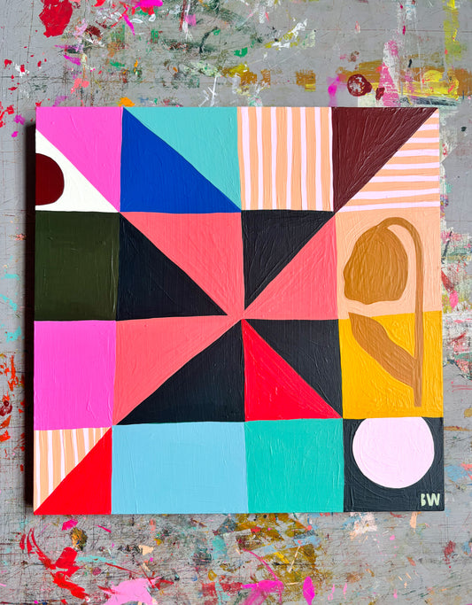 Craft Show 7 (Pinwheel) Original Painting