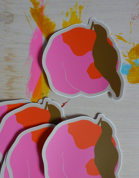 Peach Sticker