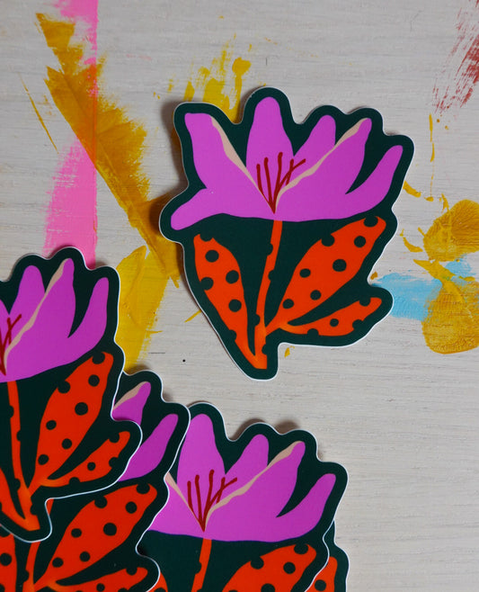 Dot Flower Sticker