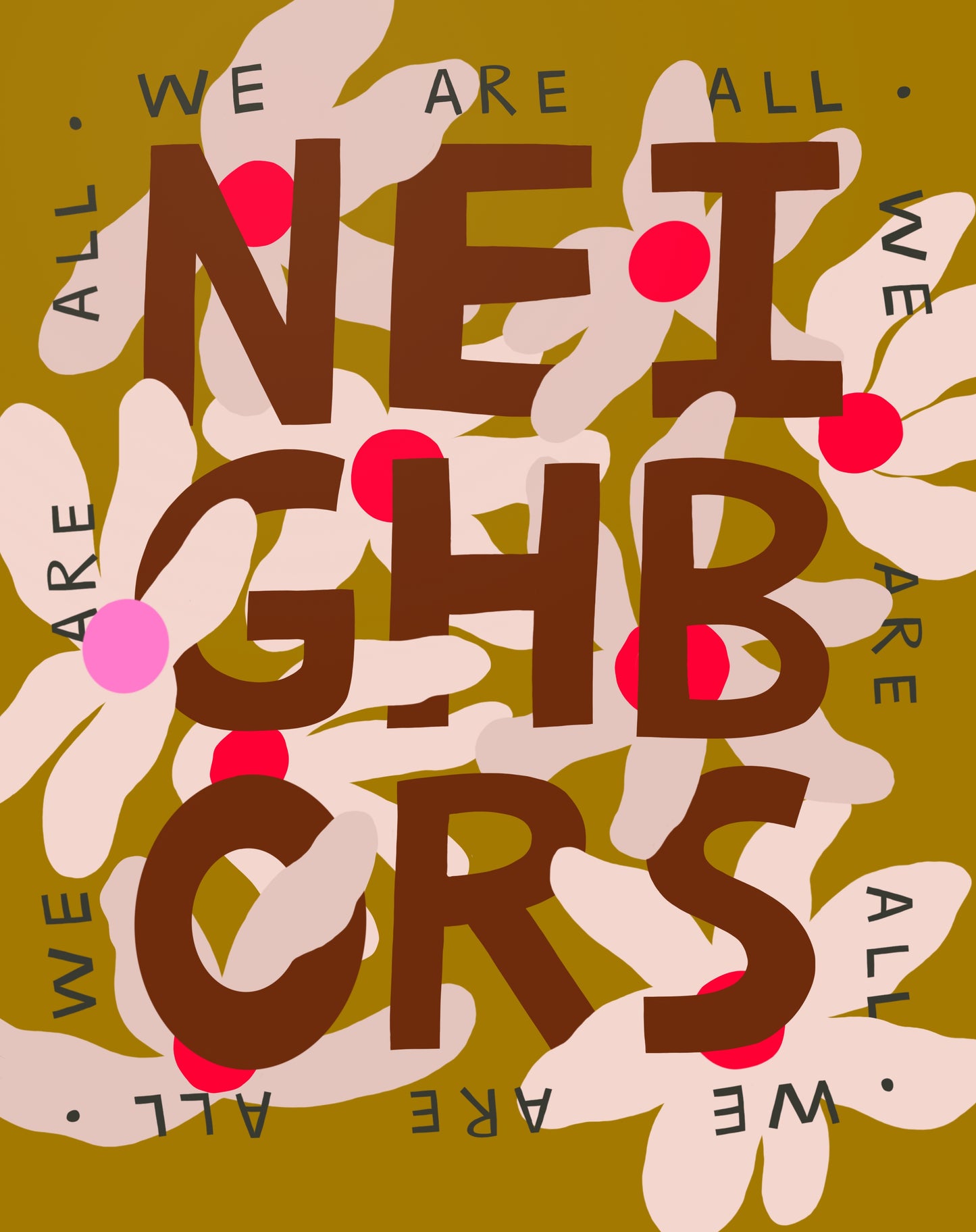 Mutual Aid Neighbors Print