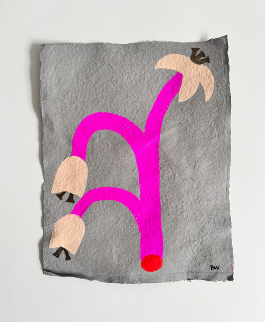 Mutual 11: Painting on Handmade Paper