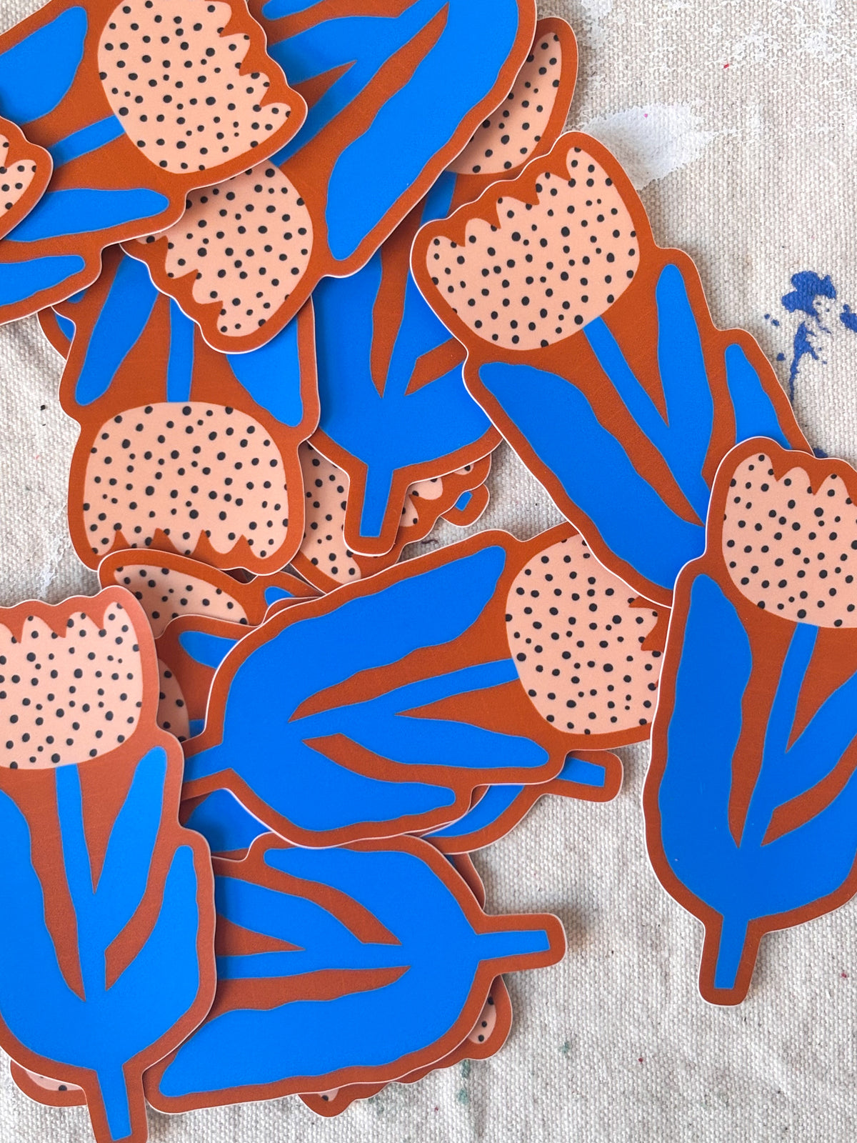 Big Flower Vinyl Sticker PATTERNS // 4 Designs
