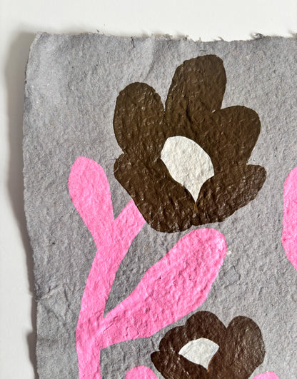 Mutual 4: Painting on Handmade Paper