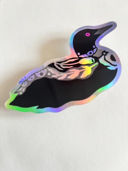 Mutual Aid Loon Sticker