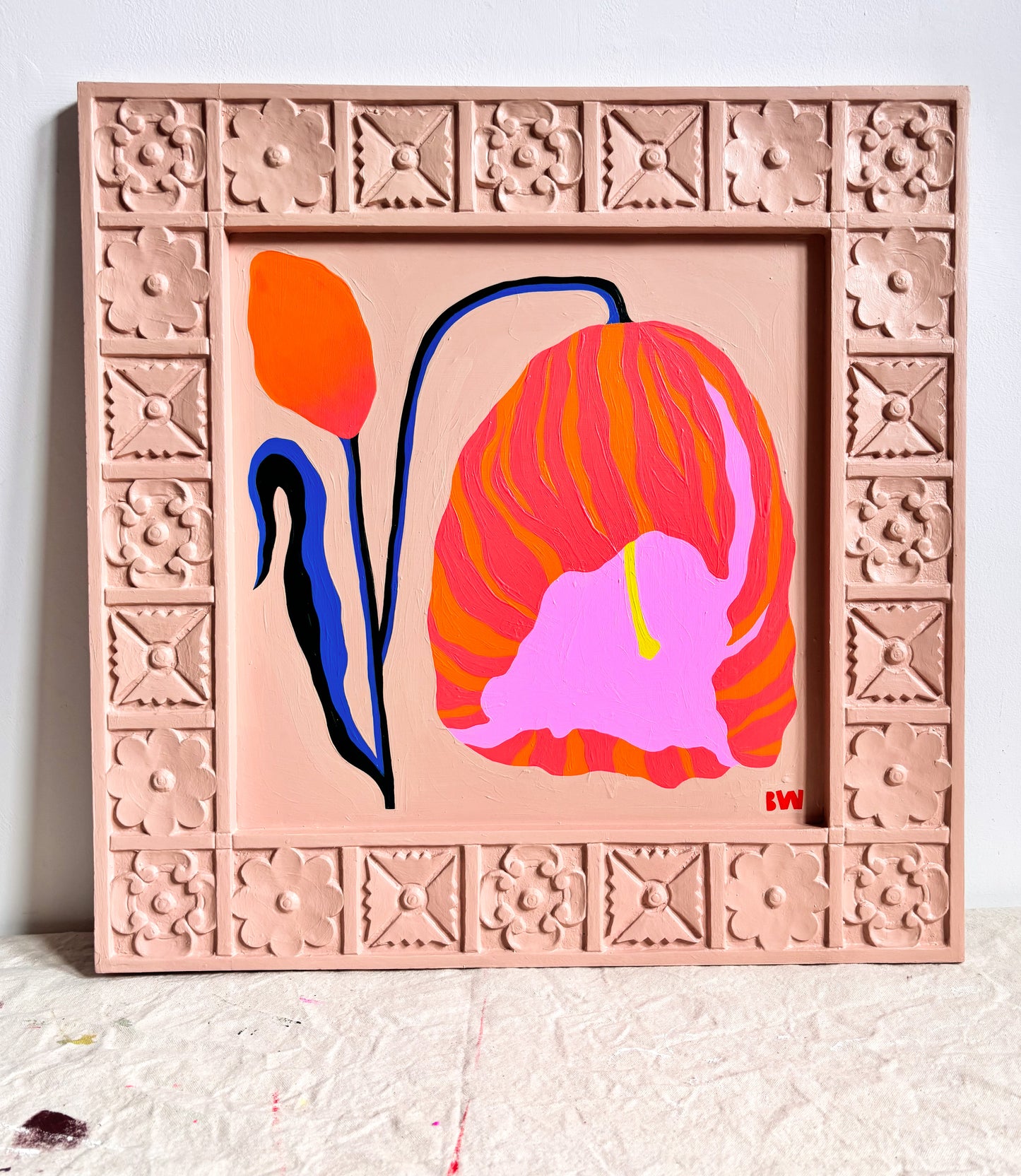 Tulips in Relief