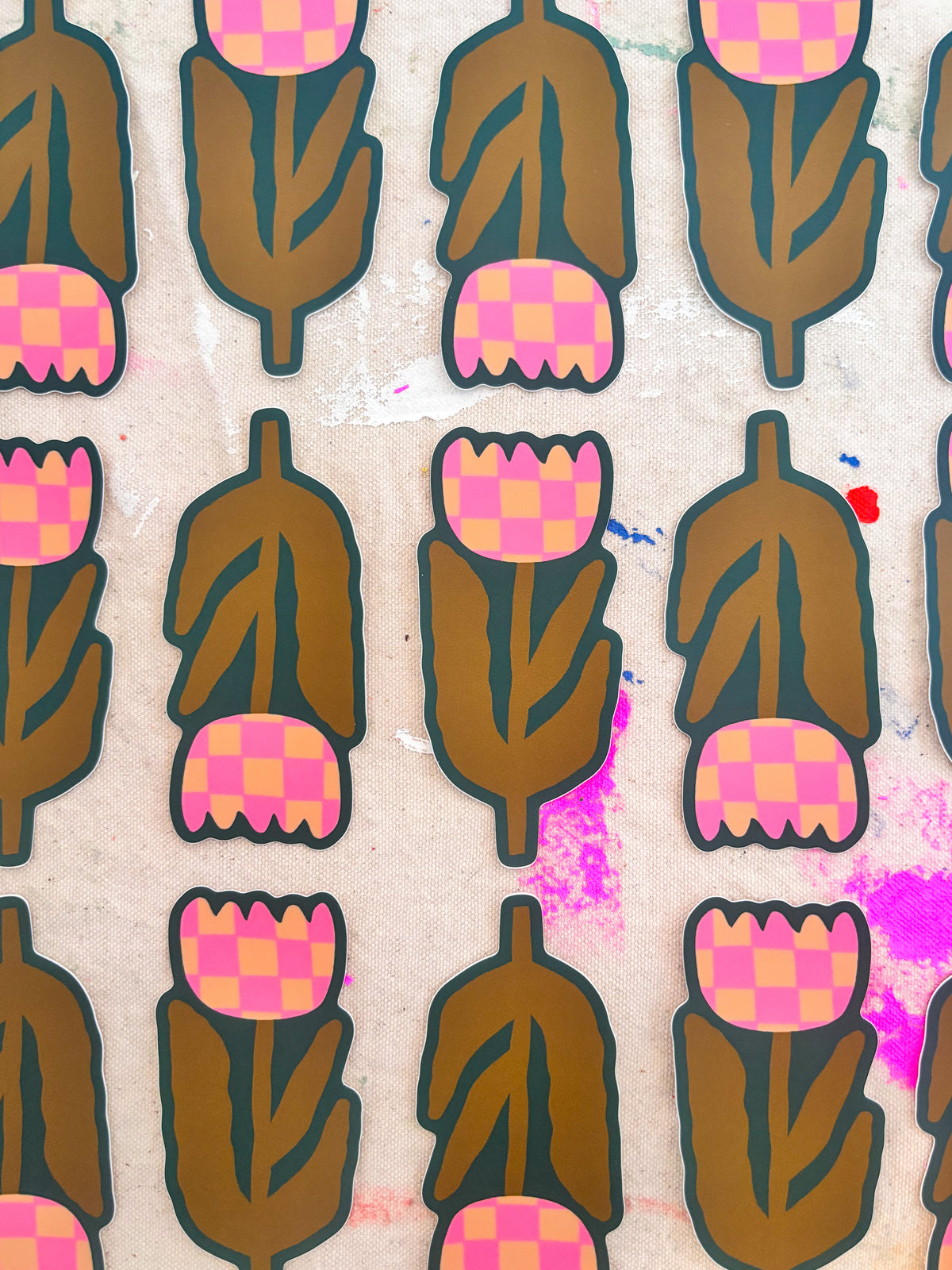 Big Flower Vinyl Sticker PATTERNS // 4 Designs