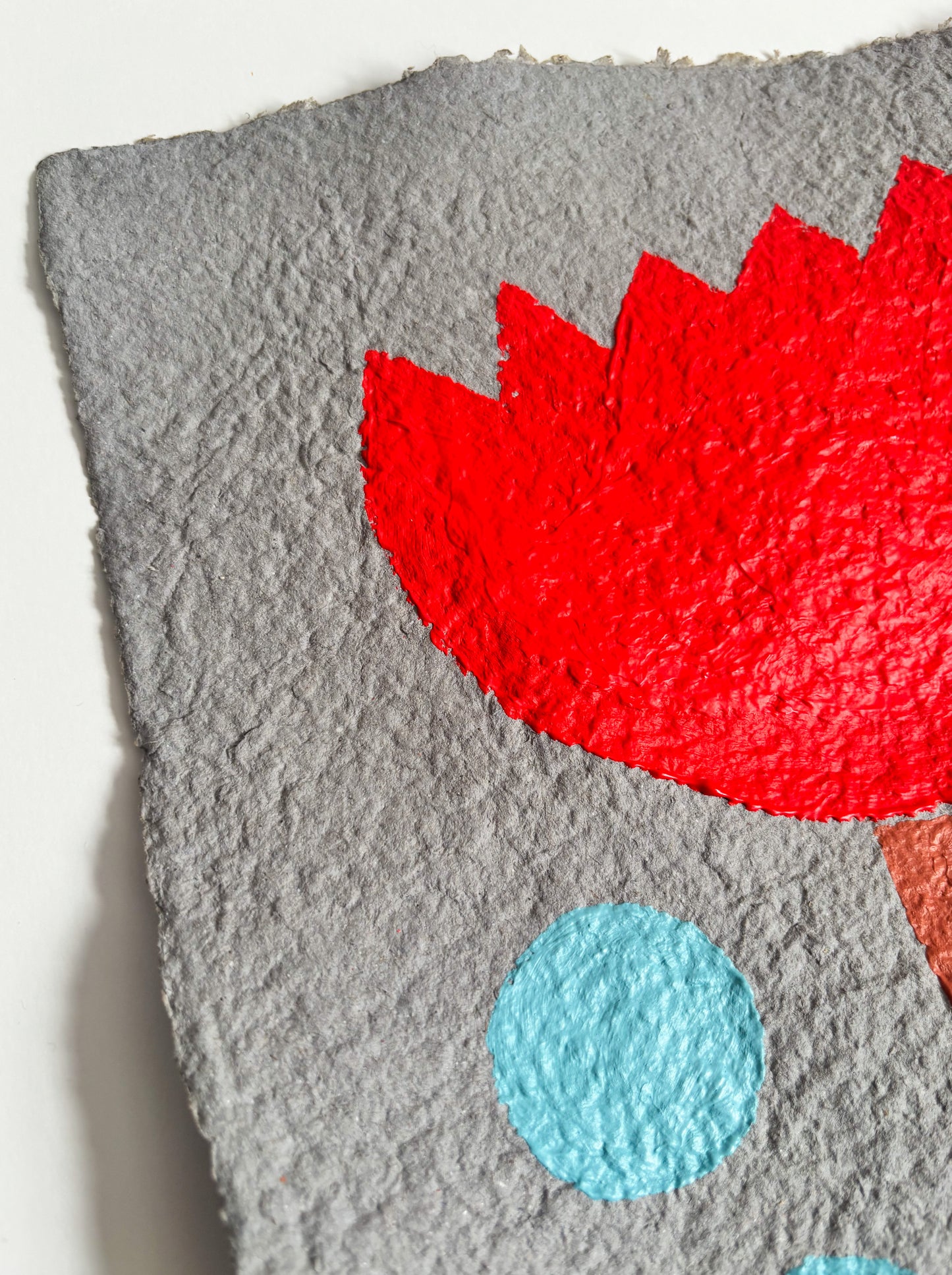 Mutual 1: Painting on Handmade Paper