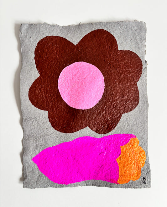 Mutual 14: Painting on Handmade Paper