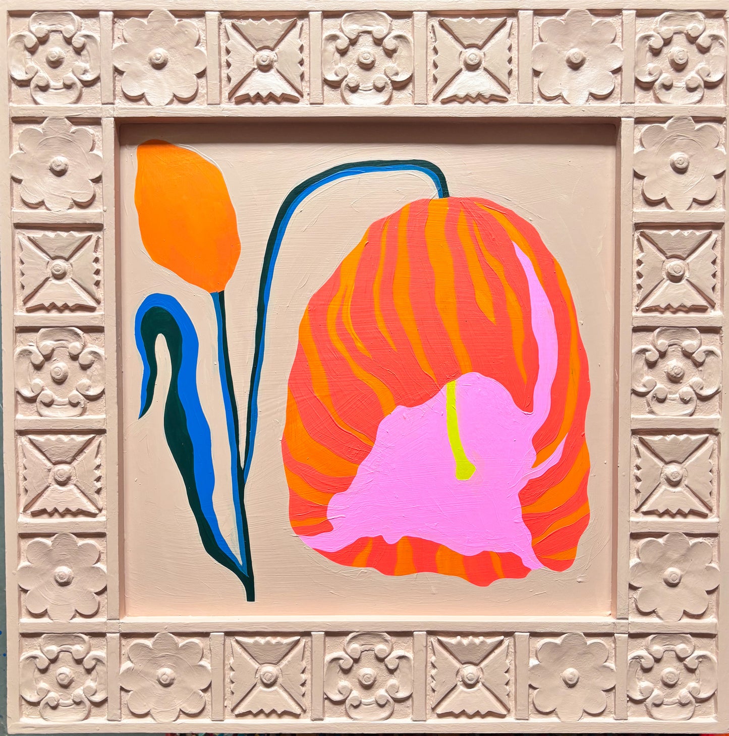 Tulips in Relief