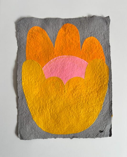 Mutual 13: Painting on Handmade Paper