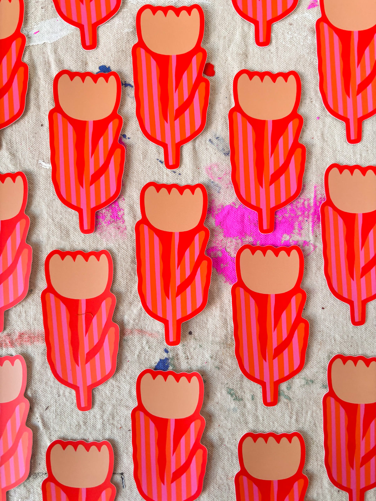 Big Flower Vinyl Sticker PATTERNS // 4 Designs