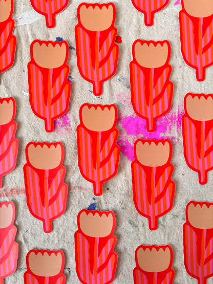 Big Flower Vinyl Sticker PATTERNS // 4 Designs