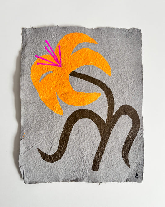 Mutual 6: Painting on Handmade Paper