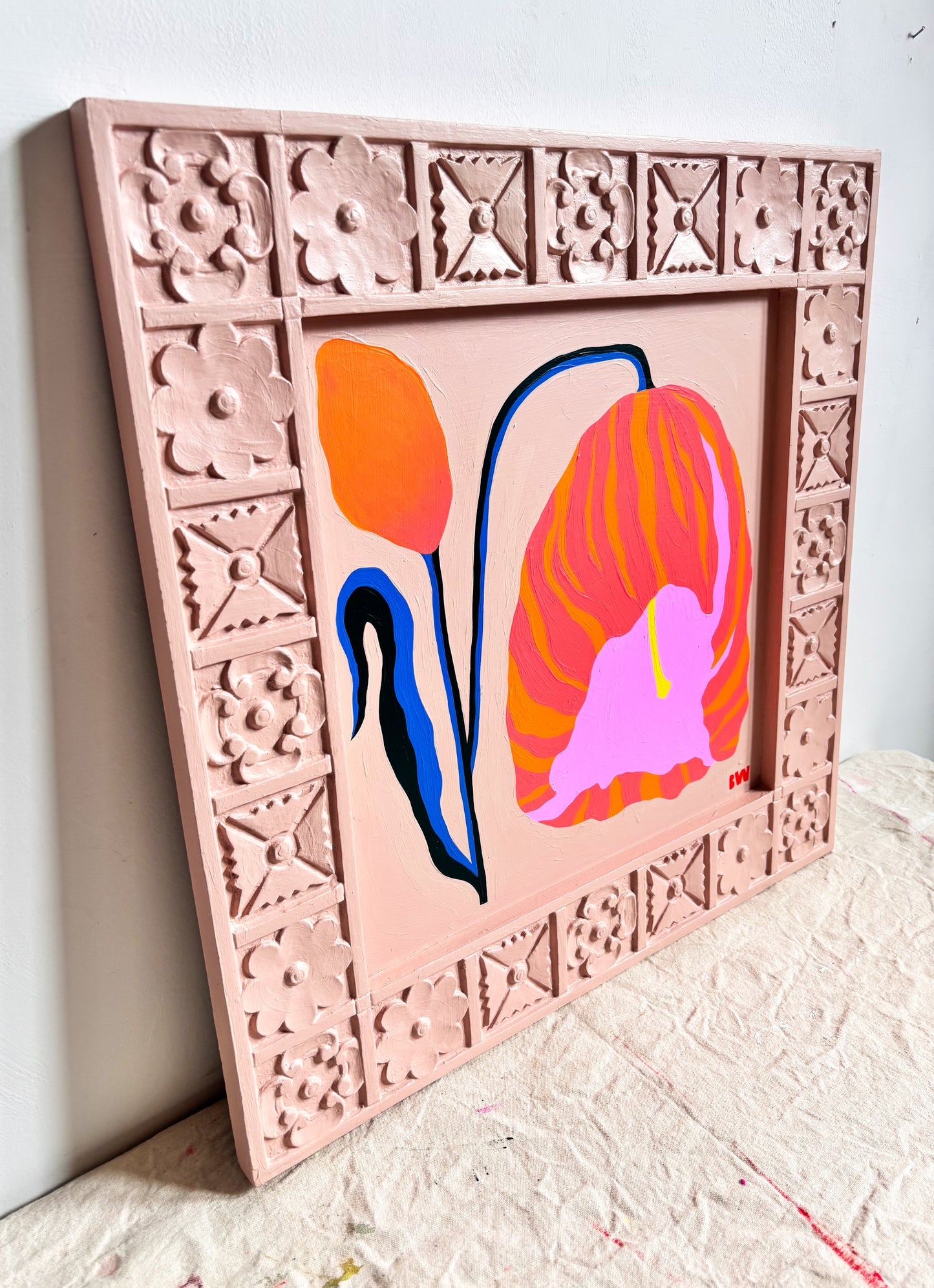 Tulips in Relief