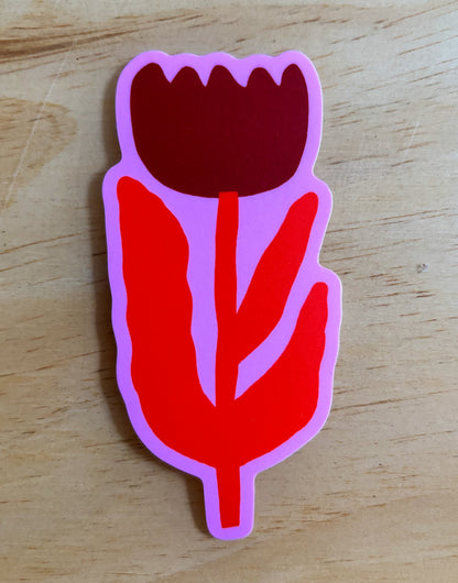 Big Flower Vinyl Sticker // 4 Colors