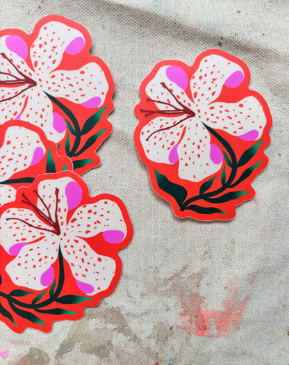 Tiger Lily Sticker