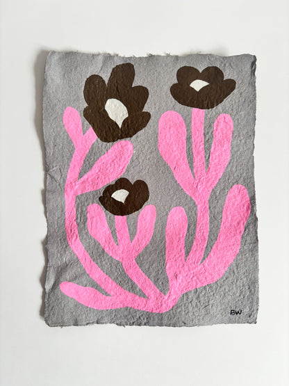 Mutual 4: Painting on Handmade Paper