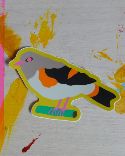 Female Redstart Sticker