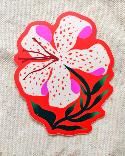 Tiger Lily Sticker