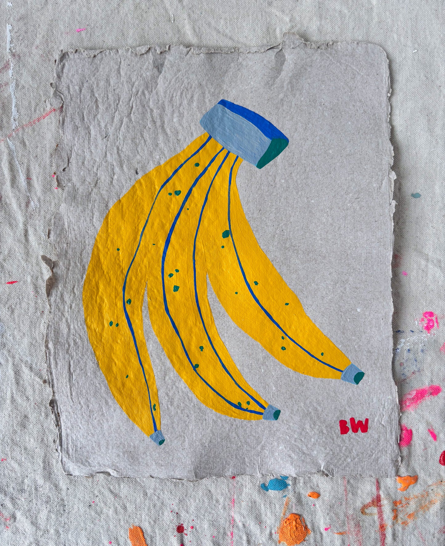 Study on Homemade Paper: Bananas
