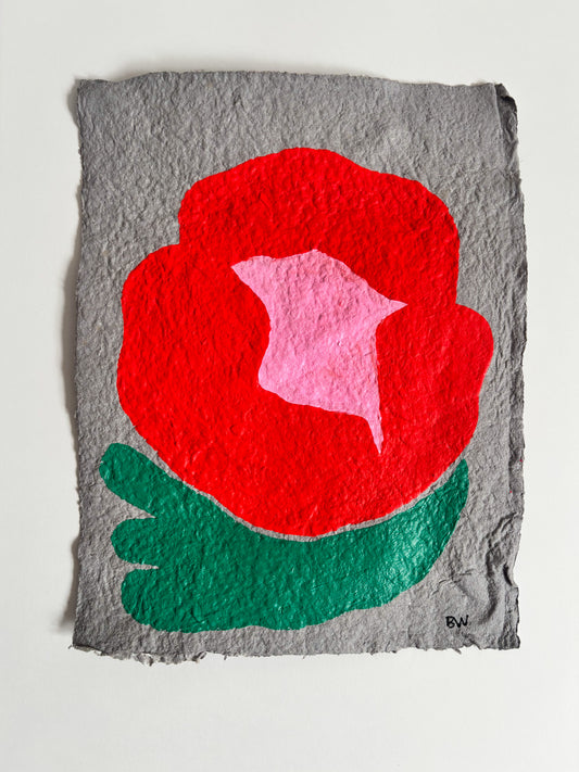 Mutual 7: Painting on Handmade Paper
