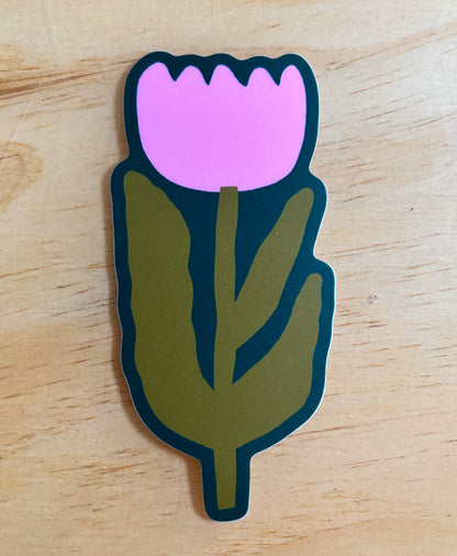 Big Flower Vinyl Sticker // 4 Colors