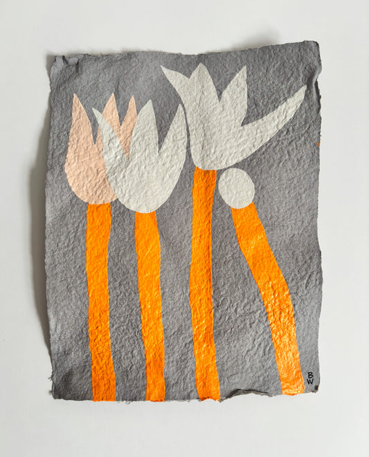 Mutual 8: Painting on Handmade Paper
