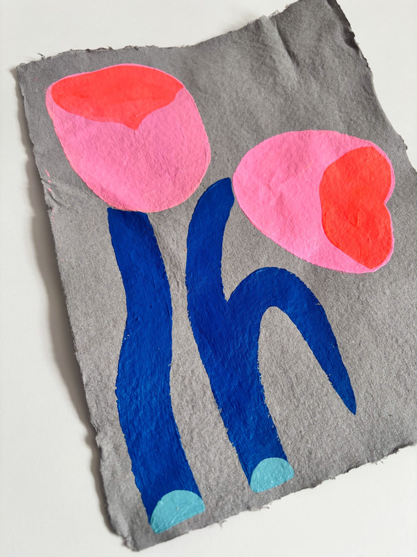 Mutual 2: Painting on Handmade Paper