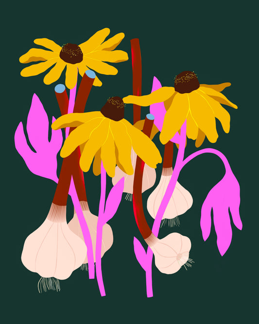 Garlic Bouquet Print