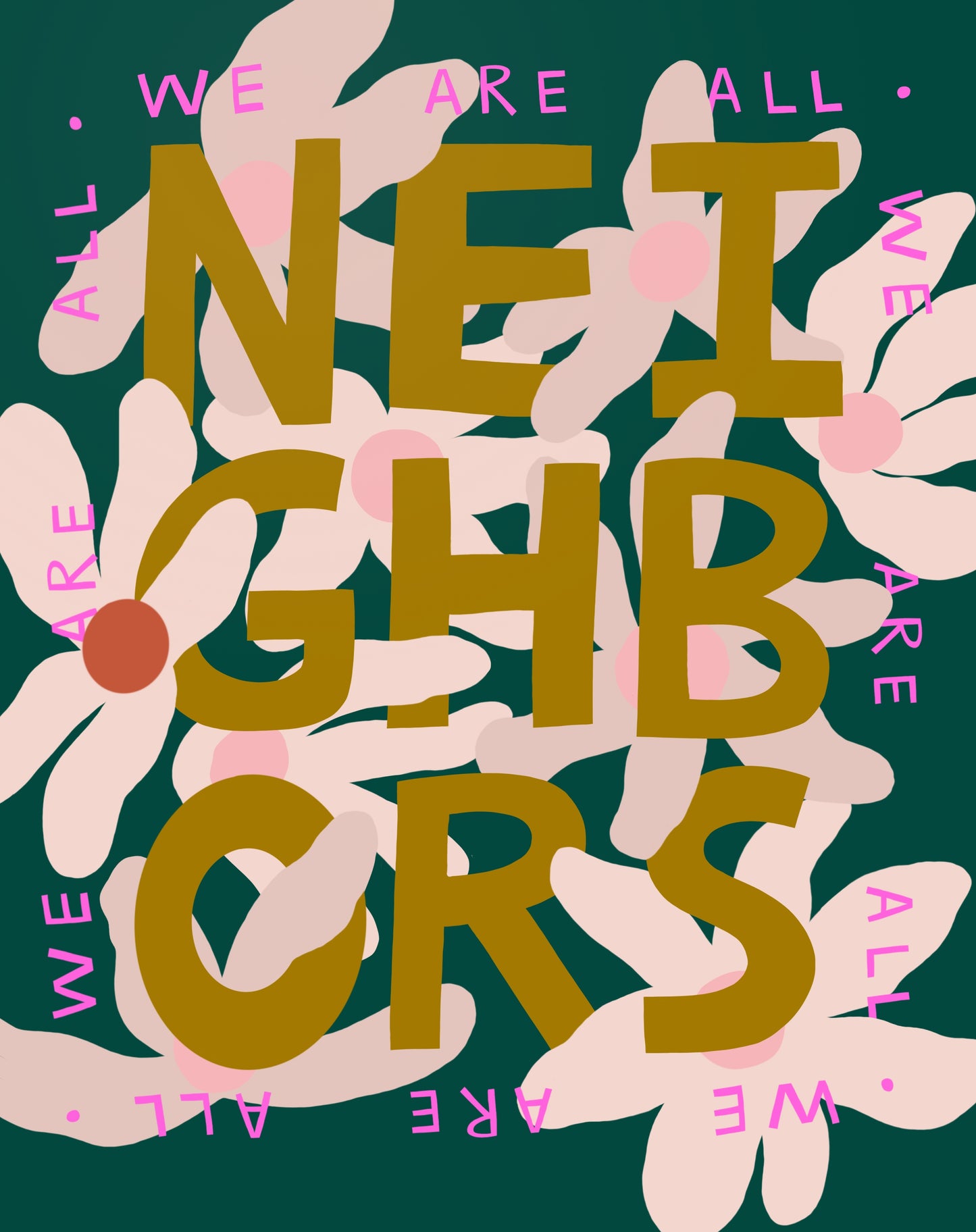 Mutual Aid Neighbors Print