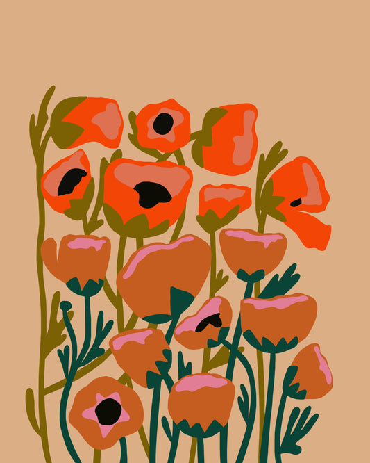 Poppies Art Print