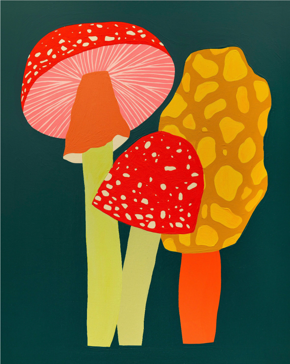 Mushrooms Print