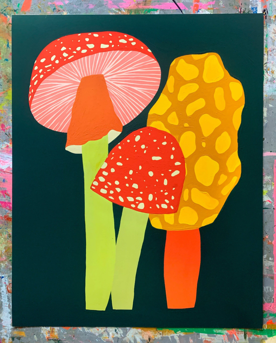 Mushrooms Print