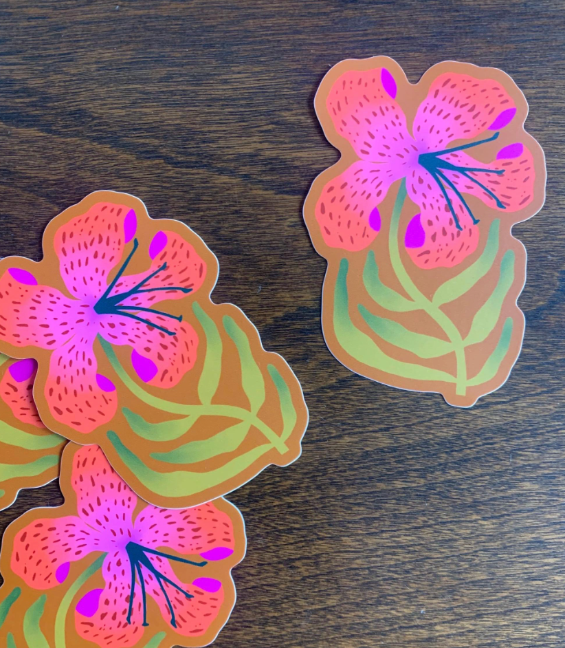 Tigerlily Sticker