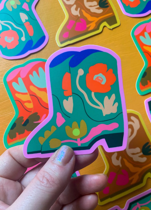 Boots Sticker // 3 Colors