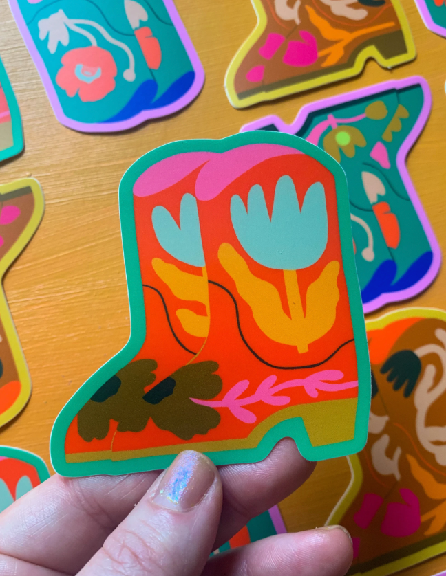 Boots Sticker // 3 Colors